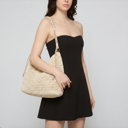Airy Knit Shoulder Bag
