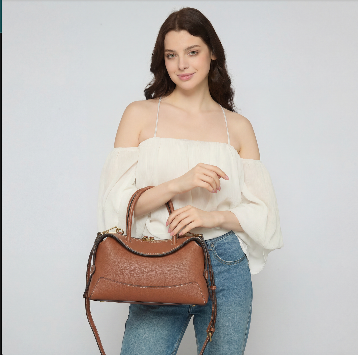 Curve Mini Boston Bag