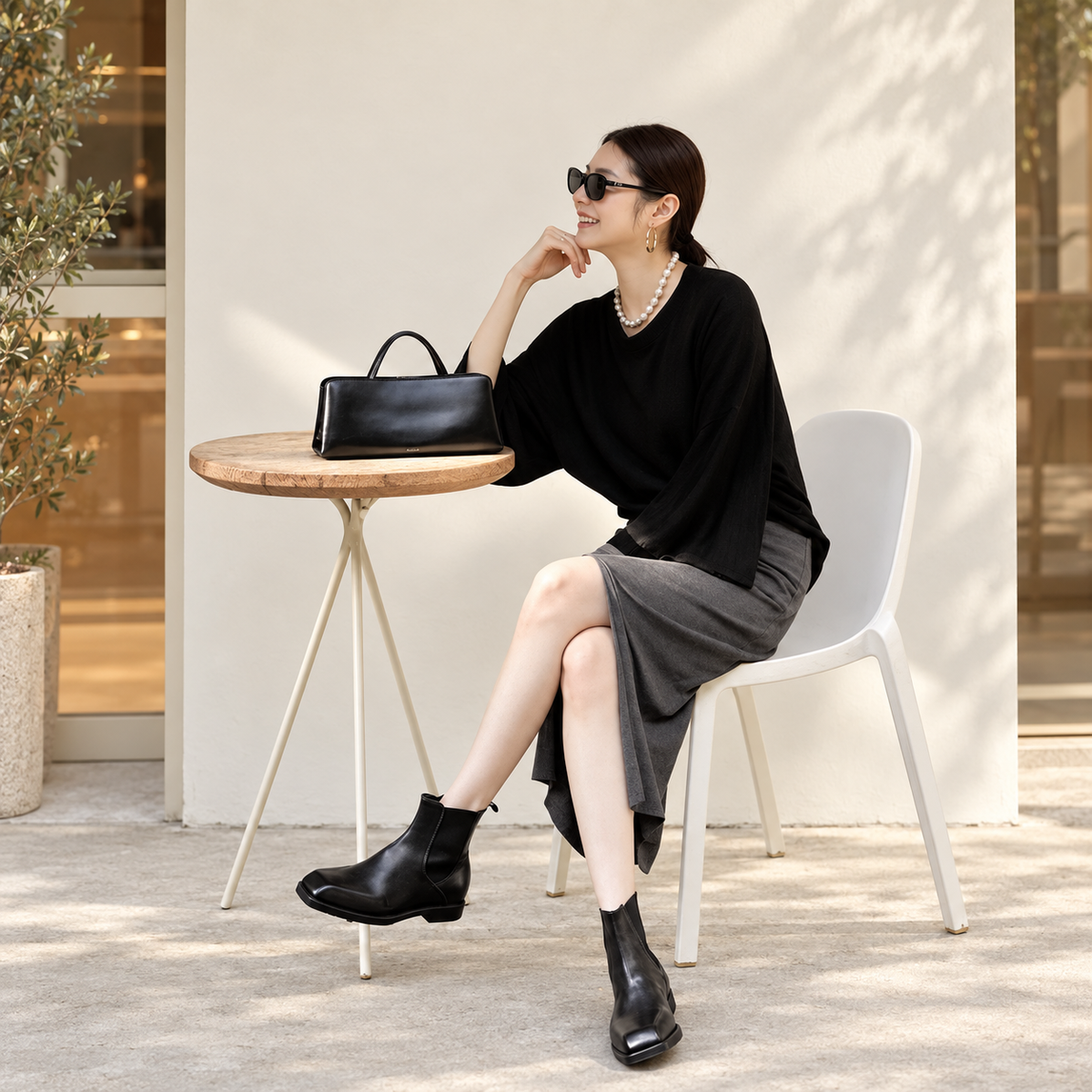 Classic Frame 2-Way Handbag